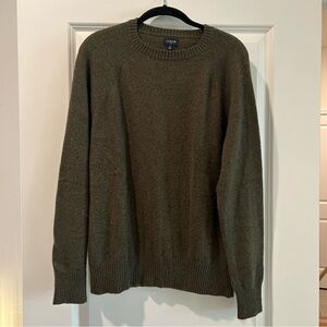 Olive Green Wool Sweater